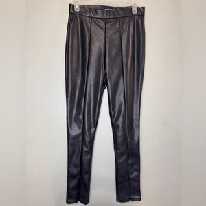 Sofia by Sofia Vergara Rosa High-Rise Black Jegging Jean Legging Size 4 Pleather